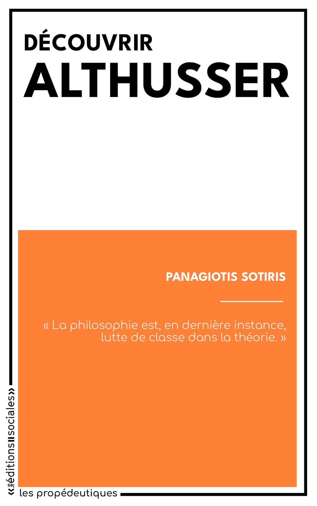 Découvrir Althusser, Panagiotis Sotiris