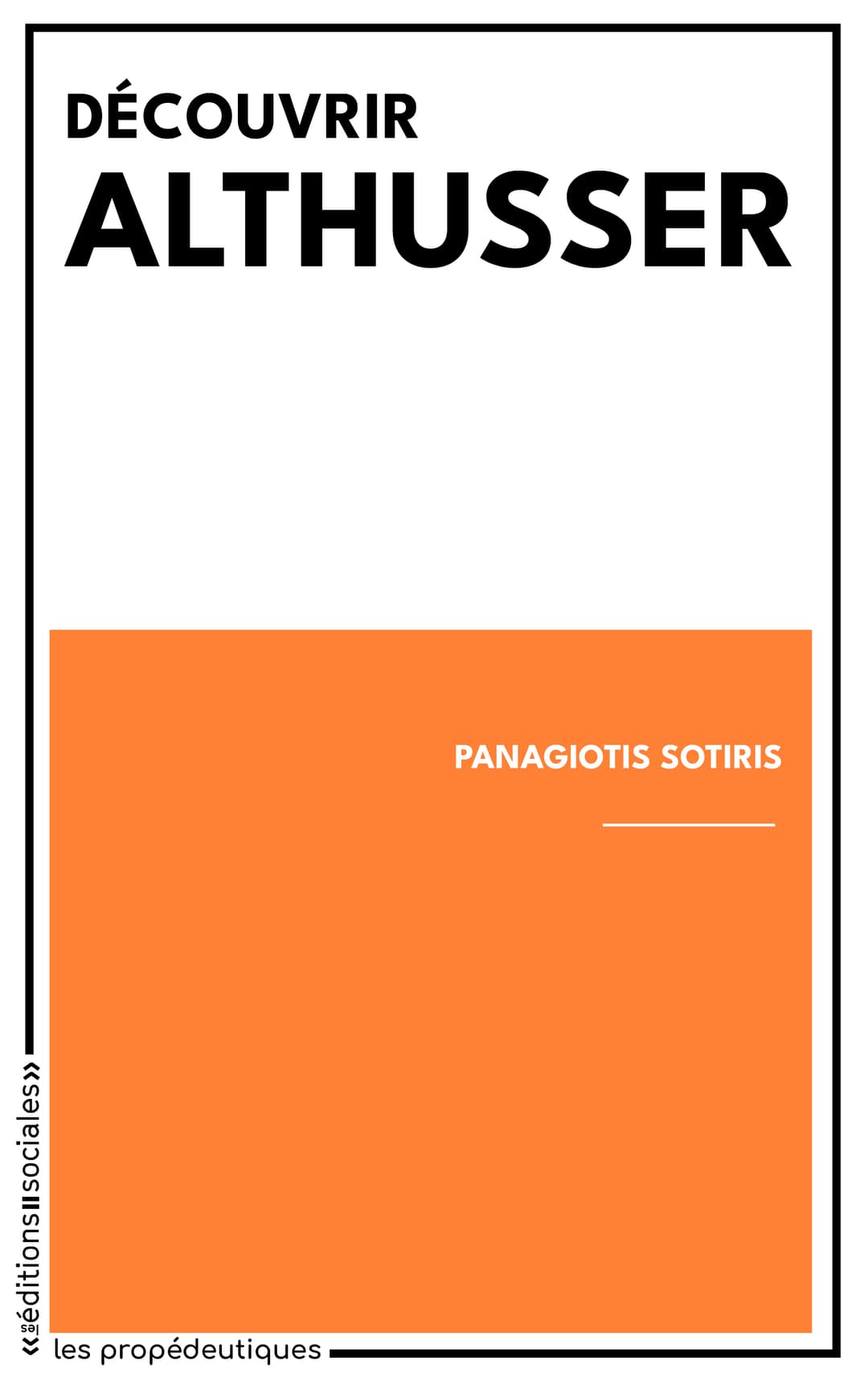 Couverture de « Découvrir Althusser »