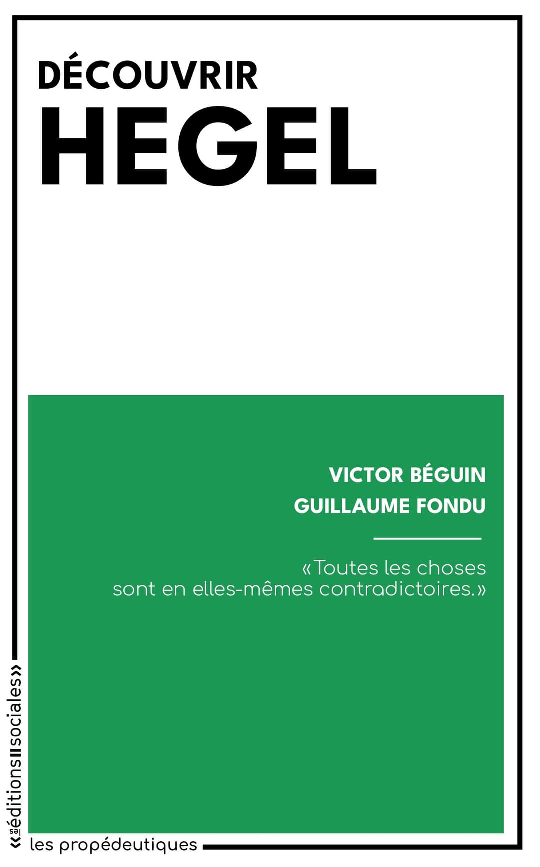 Couverture de « Découvrir Hegel »