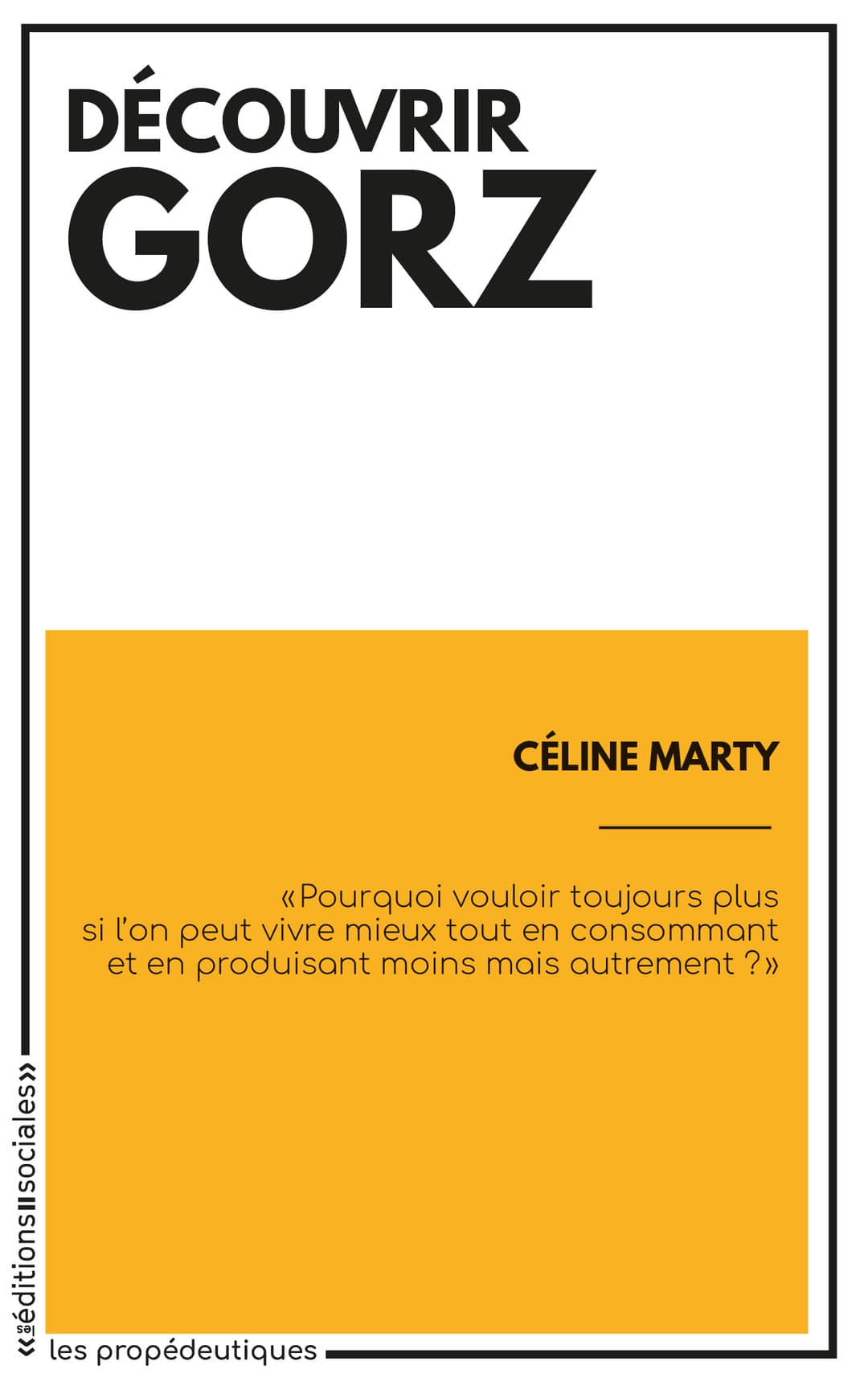 Couverture de « Découvrir Gorz »