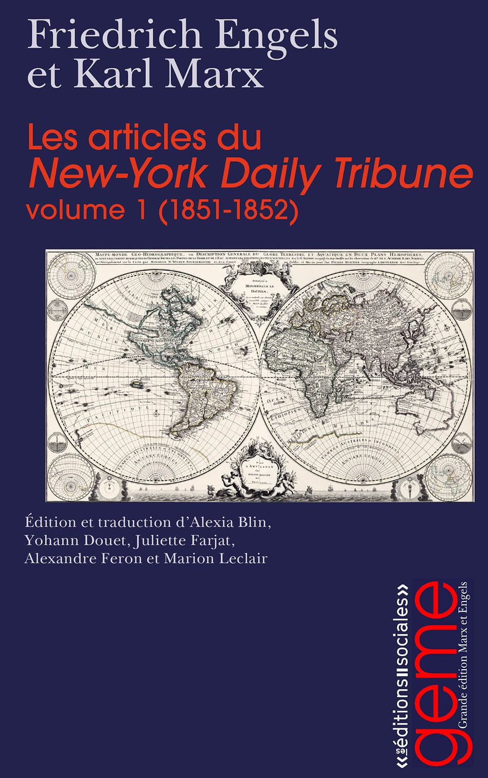 Couverture de « Les articles du New-York Daily Tribune (volume 1, 1851-1852) »