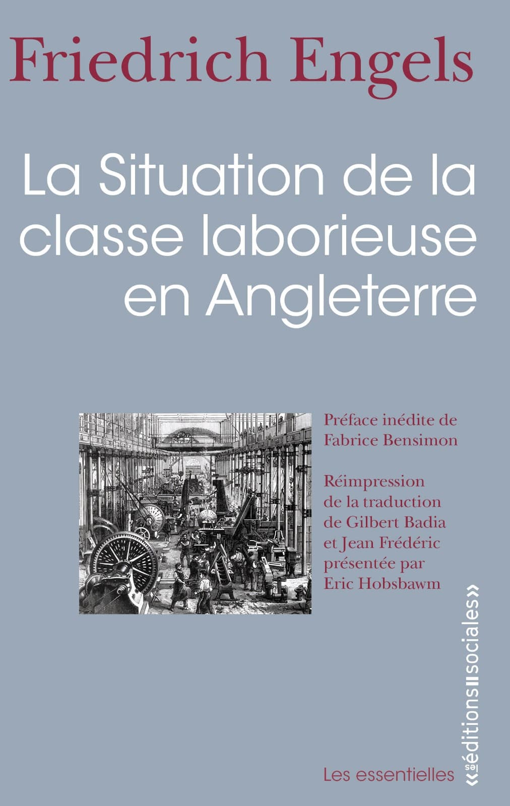 Couverture de « La situation de la classe laborieuse en Angleterre »
