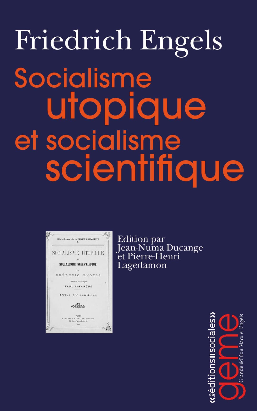 Couverture de « Socialisme utopique et socialisme scientifique »