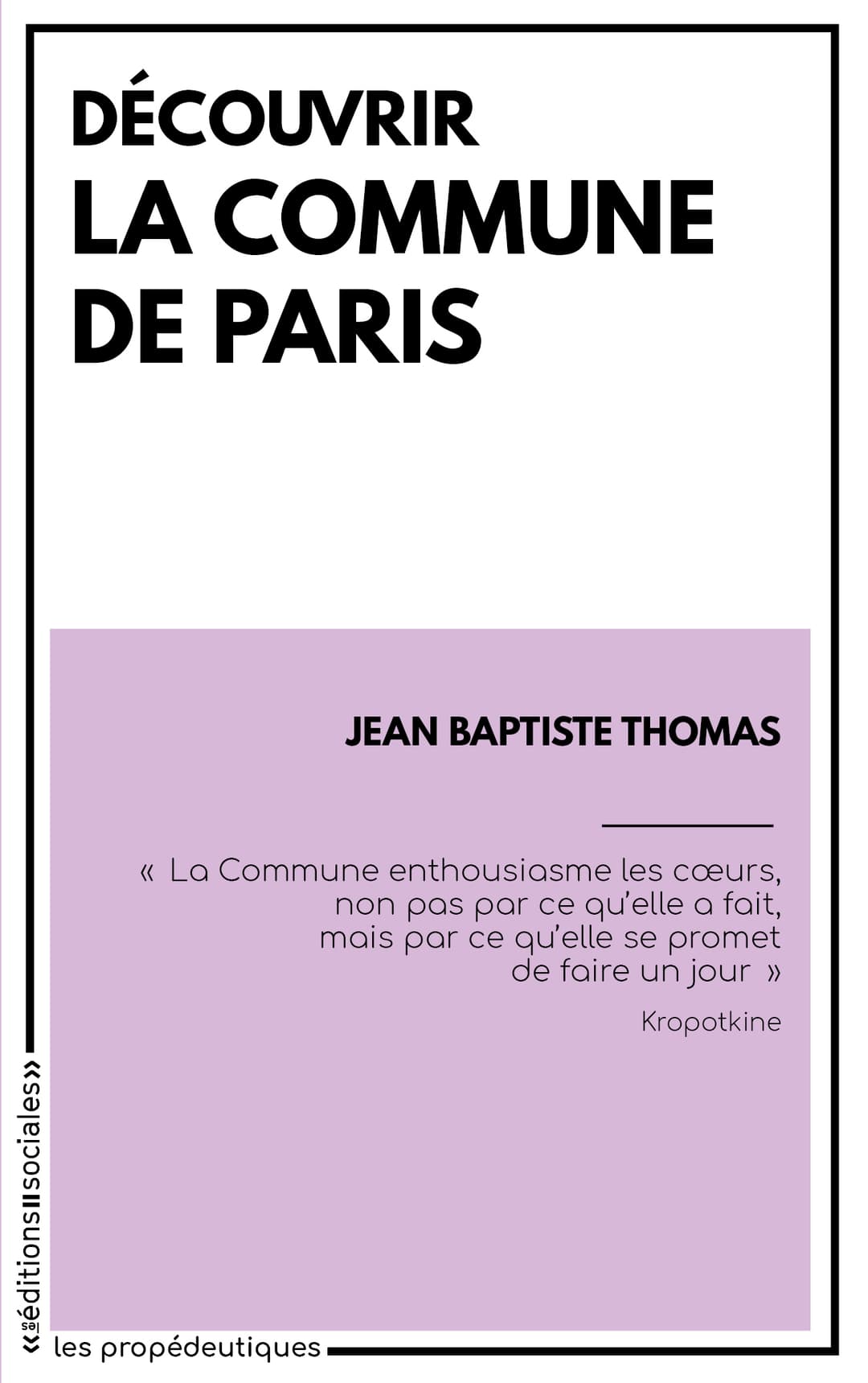 Couverture de « Découvrir la Commune de Paris »