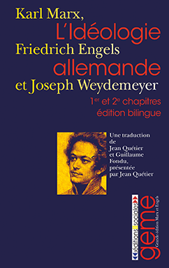 Couverture de « L’Idéologie allemande (1er et 2e chapitres) – édition bilingue »