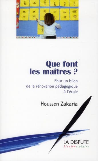 Couverture de « Que font les maîtres ? »
